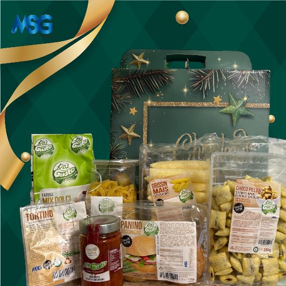 BOX Più Gusto senza glutine "Natale 2025" con 7 pezzi all'interno}